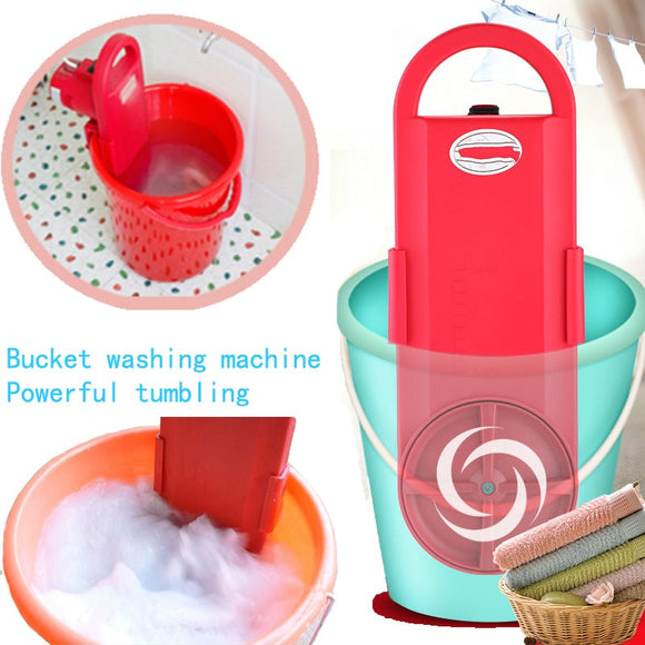 Cheap Portable Mini Washing Machine Wall Hanging MINI Bucket Clothes Washer Timing 15min Fast  Power Wash 220V