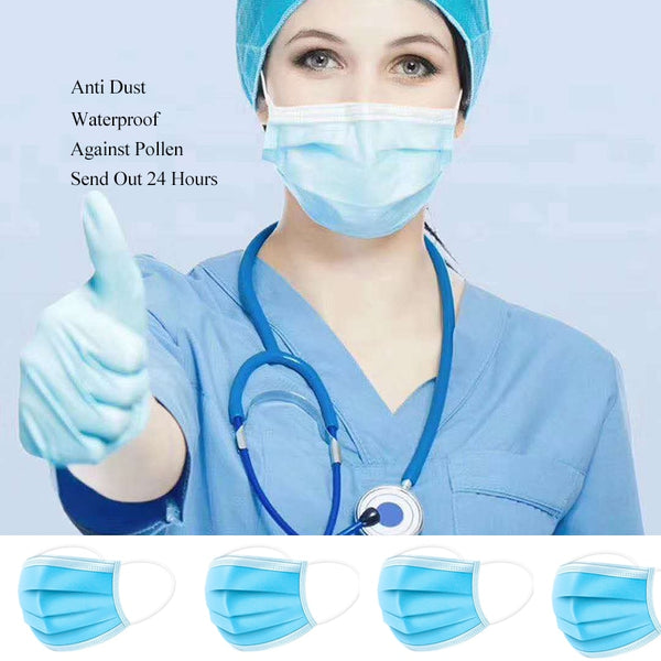 92% filter 50 pcs Anti Dust Mouth Nose Cover Mouth Mask 3/4-Layer Real Melt-blown Non-woven Face Kpop Mouth Mask Anti Pollution