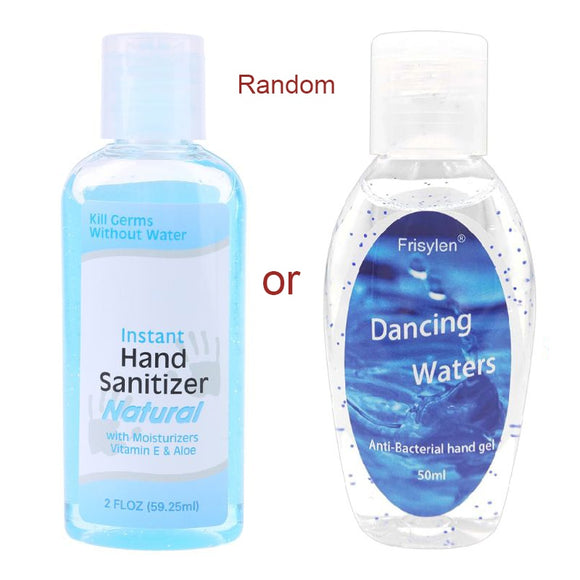 50ml Travel Portable Mini Hand Sanitizer Anti-Bacteria Moisturizing Fruit-Scented Disposable No Clean Waterless Clear Fluid